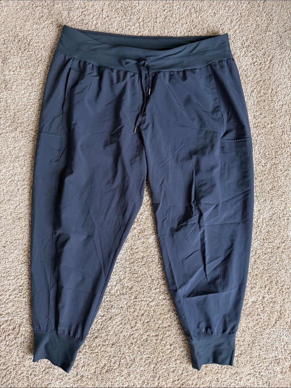 CALIA by Carrie Underwood Women's Navy Drawstring Joggers Size XXL